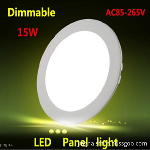 Dimmable 15W Round Led Panel Light